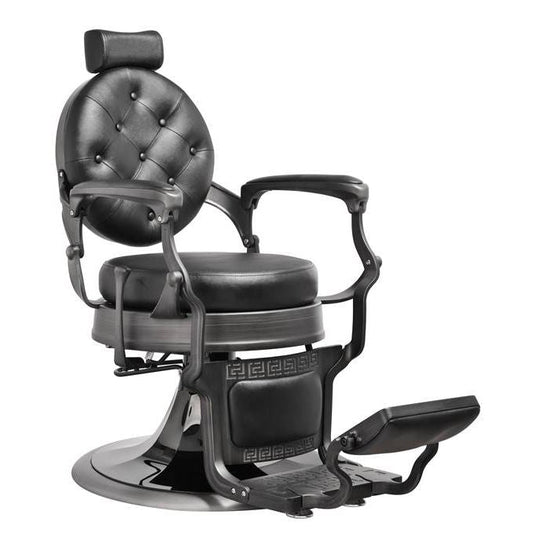 Premium Ergonomic Black Salon Styling Chair for Professional Hairdressers and Barbers