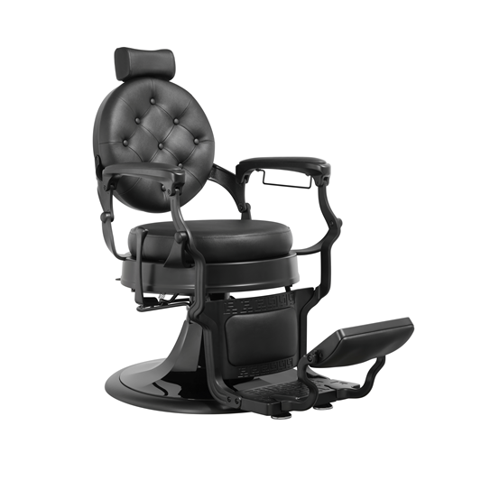 Premium Ergonomic Black Salon Styling Chair for Professional Hairdressers and Barbers