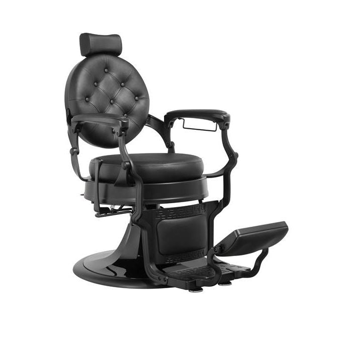 Premium Ergonomic Black Salon Styling Chair for Professional Hairdressers and Barbers