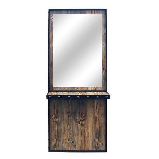 [RZMSU016] FLESSO FLESSO - METALLIC AND WOODEN STYLING UNIT