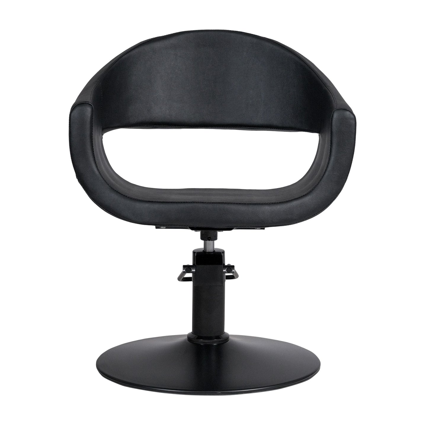[RZYW005.A12] GLAM BELLA - BLACK.ROUND BASE.STYLING CHAIR