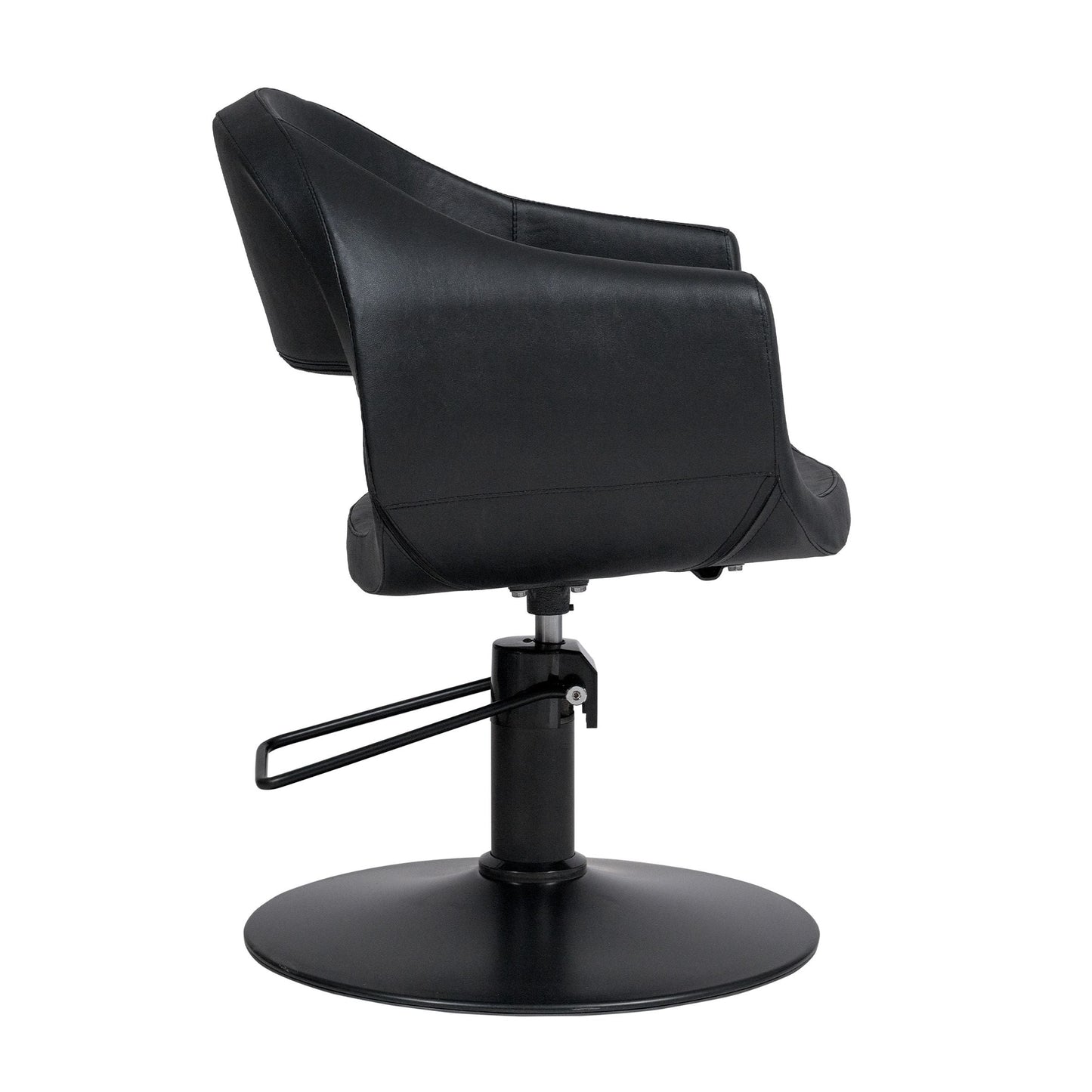 [RZYW005.A12] GLAM BELLA - BLACK.ROUND BASE.STYLING CHAIR