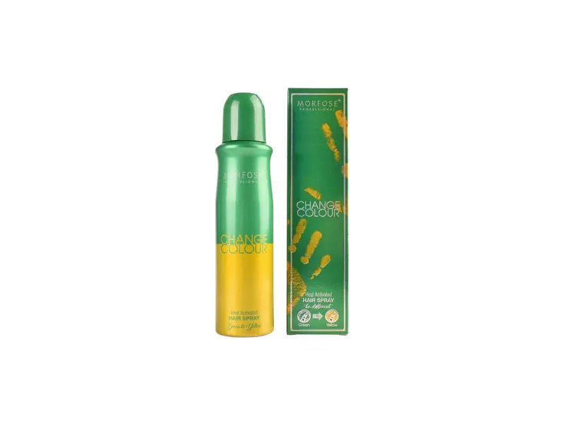 Morfose Change Colour Green To Yellow Hair Spray - 150ml