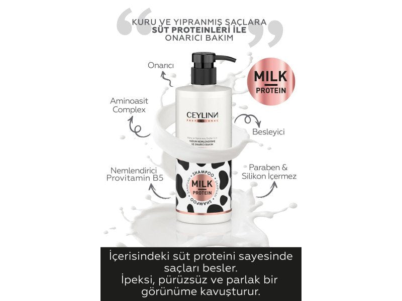 Ceylinn Milk Protein Haar Shampoo 500ml