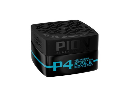 Pion Hair Styling Aqua Wax P4 Bubble Medium Hold Shiny - 175ml