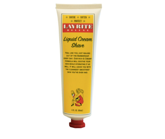 Layrite Deluxe Hydrating Liquid Cream Shave for Smooth, Irritation-Free Skin