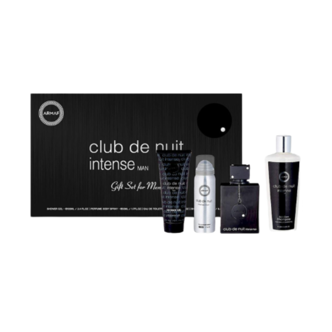 CLUB DE NUIT INTENSE MAN GIFT SET + SHAMPOO 4 PCS