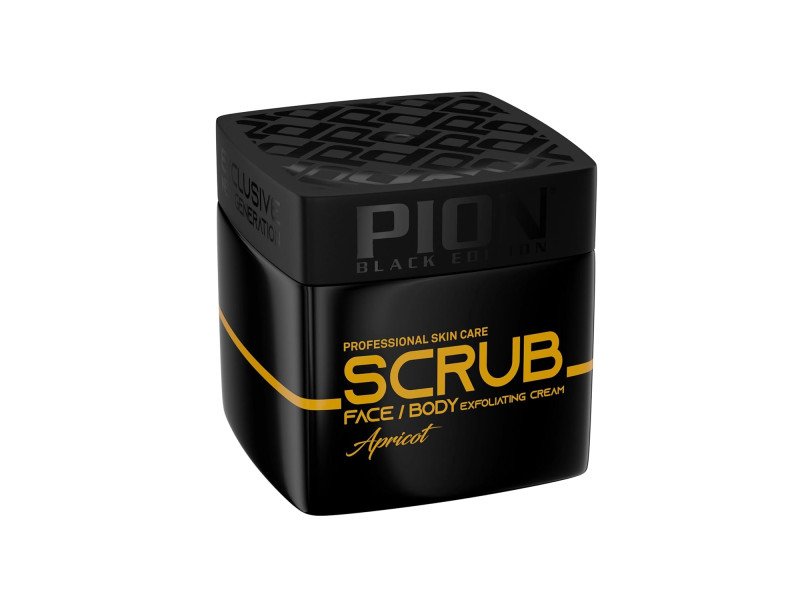 Pion Black Edition Face & Body Scrub Apricot - 320ml