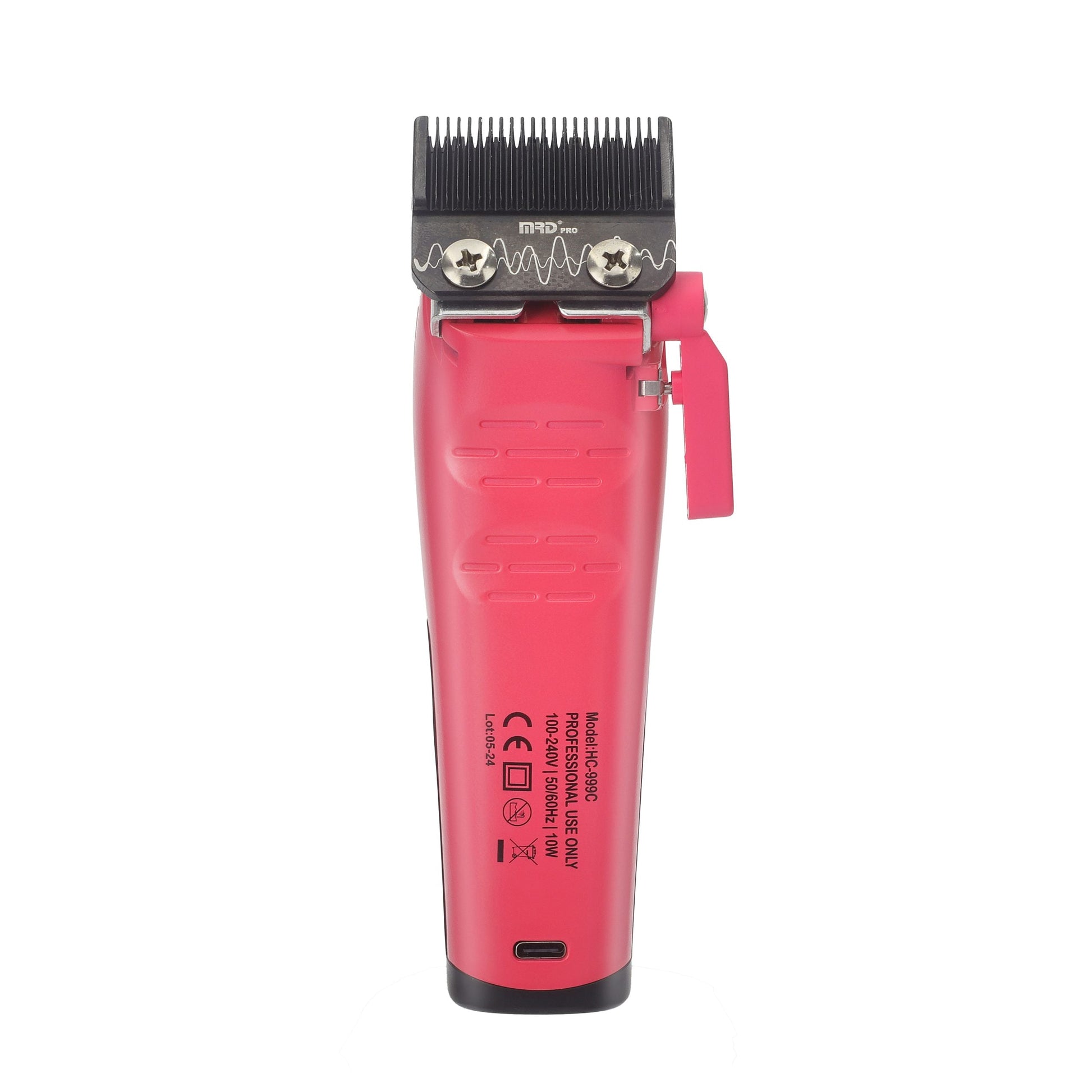 MRD Pro HC-999 XPRO-PINK Professionell Hårtrimmer med Vector-Motor och DLC-Blad
