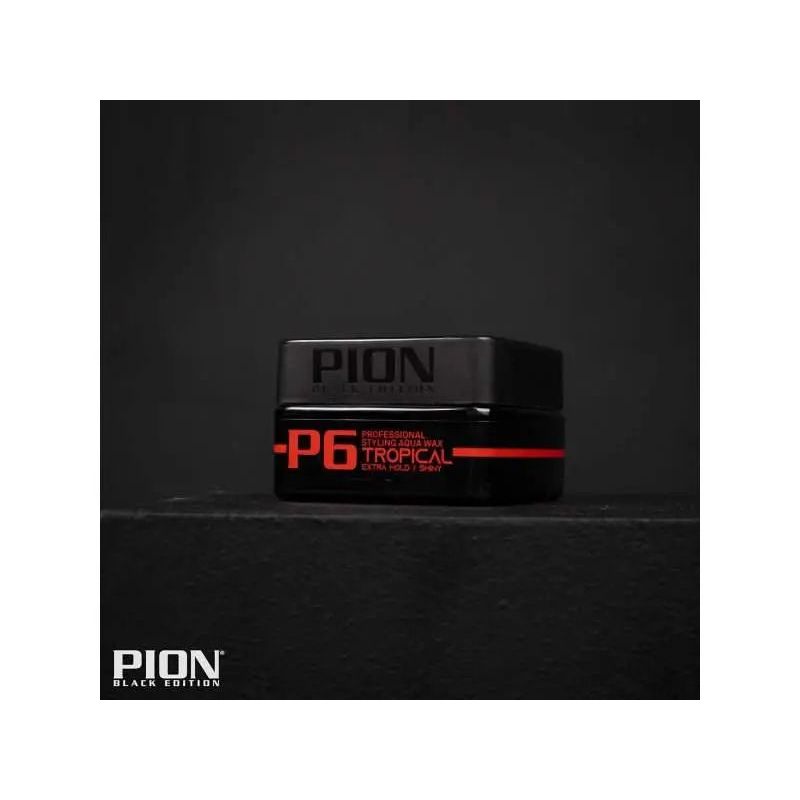 Pion Professional Aqua Hair Styling Wax: Strong Hold, Shiny Finish, Easy Wash