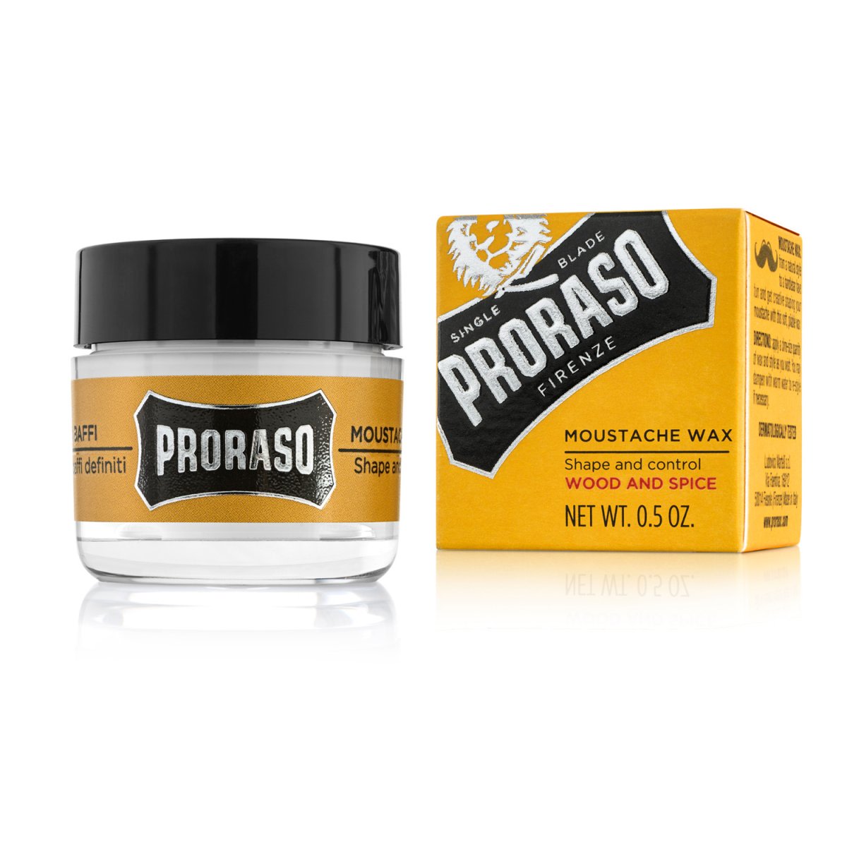 Proraso Wood & Spice Mustaschvax 15 ml