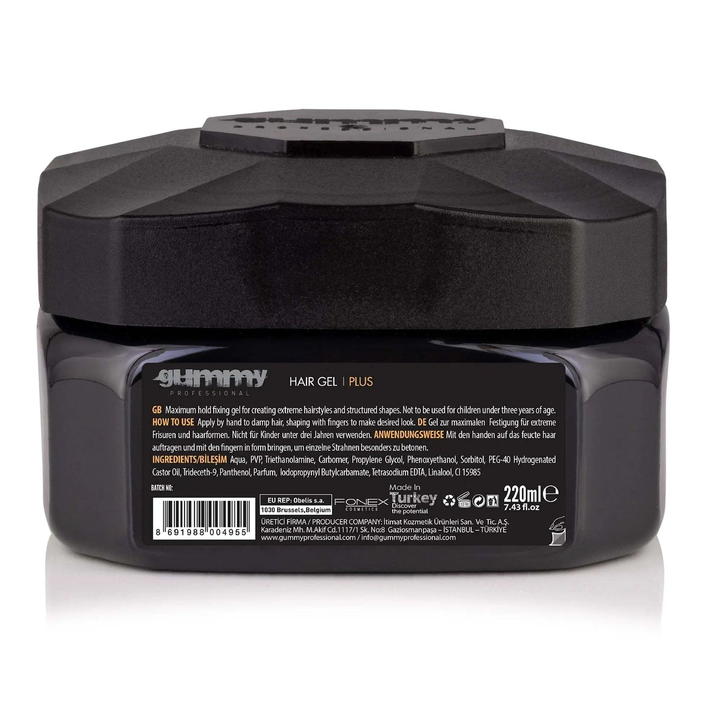 GUMMY HAARGEL 220 ML PLUSWIE BENUTZT MAN:
Tragen Sie von Hand auf feuchte Haare auf und formen Sie sie mit den Fingern, um den gewünschten Look zu erzielen.
PRODUKTBESCHREIBUNG:
Es ist idealgummyOnKozmetikGUMMY HAARGEL 220 ML