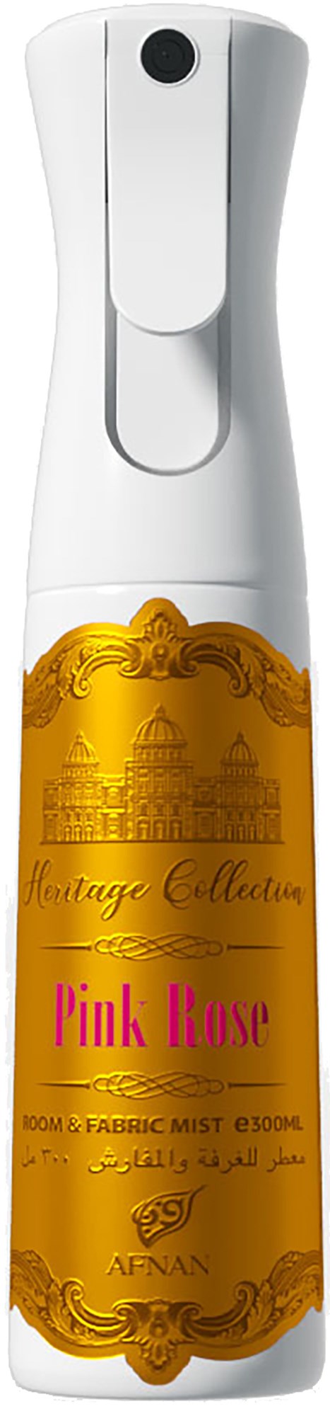 Afnan Pink Rose Lyxig Textil- och Rumsdoft, 300 ml, Långvarig Uppfräschning