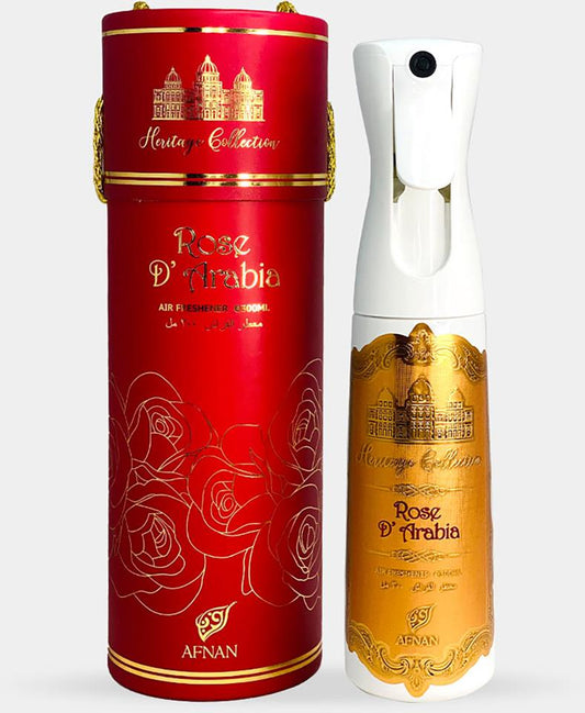 Afnan Rose D'Arabia Lyxig Rumsdoft 300 ml – Förvandla Ditt Hem med Rosparfym