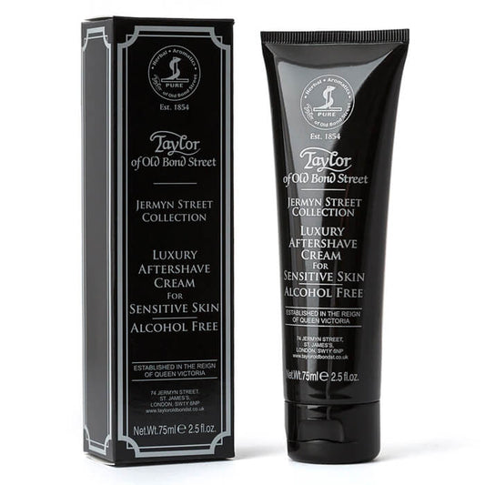 Taylor of Old Bond Street Jermyn Street Soothing Aftershave Cream, Sensitive Skin, 2.5 fl oz