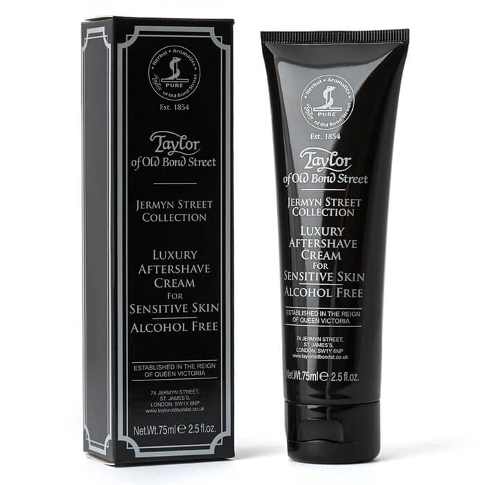 Taylor of Old Bond Street Jermyn Street Aftershave Cream, Soothes Sensitive Skin
