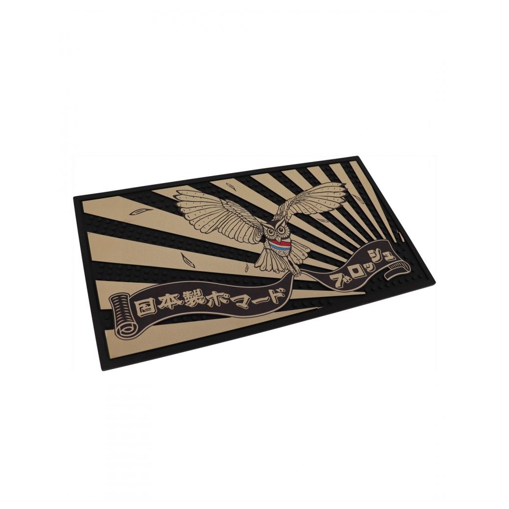 Brosh TOOLMAT Owl Design Barber Station Protective Non-Slip Grooming Mat