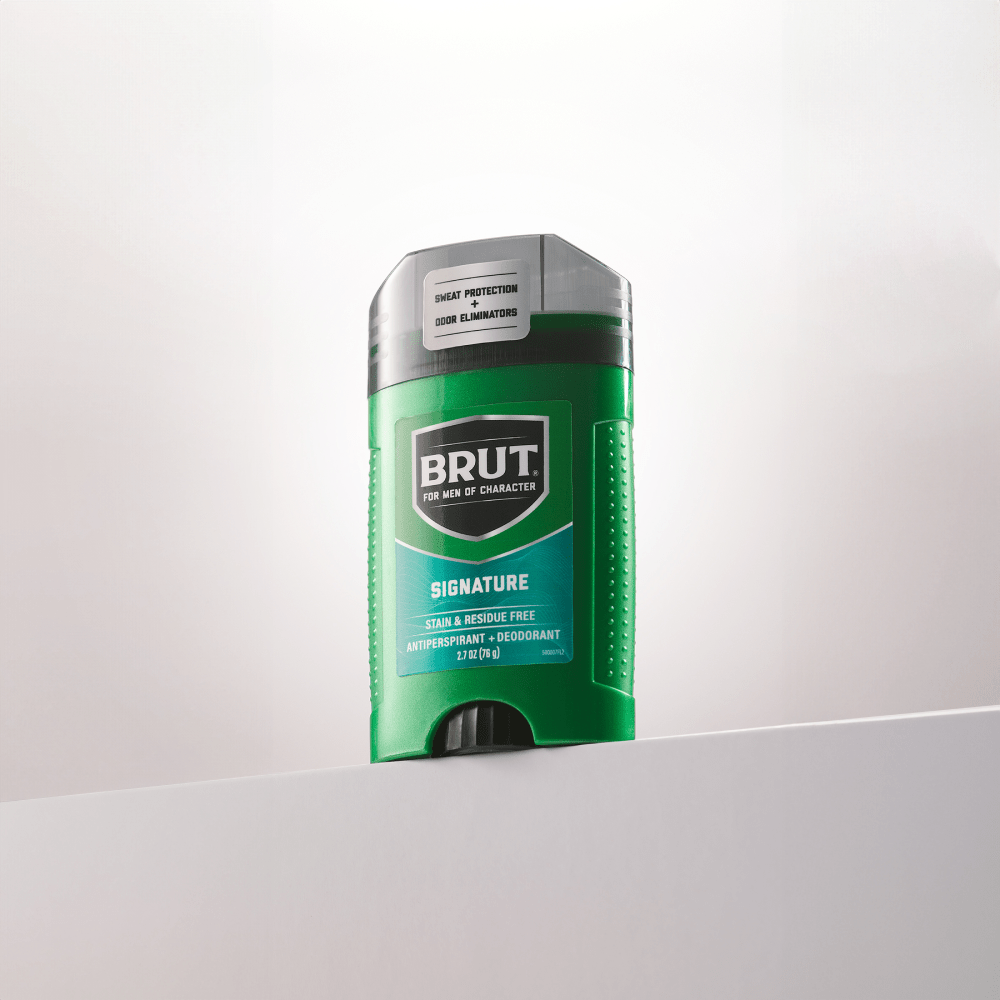 Brut Signature Antiperspirant Deodorant Stick: Powerful Sweat & Odor Protection