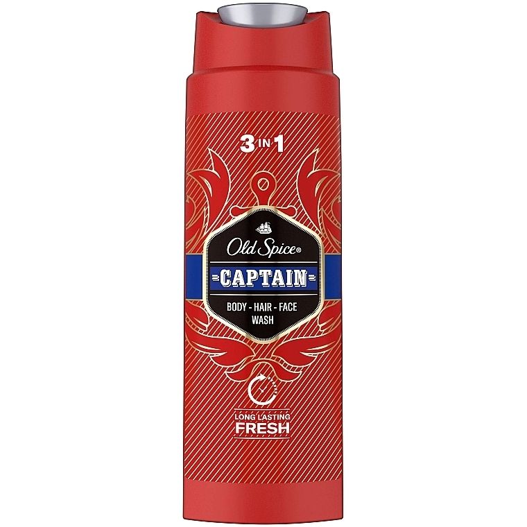 Old Spice Captain 3-in-1 Men's Refreshing Shower Gel & Shampoo 13.5 fl oz