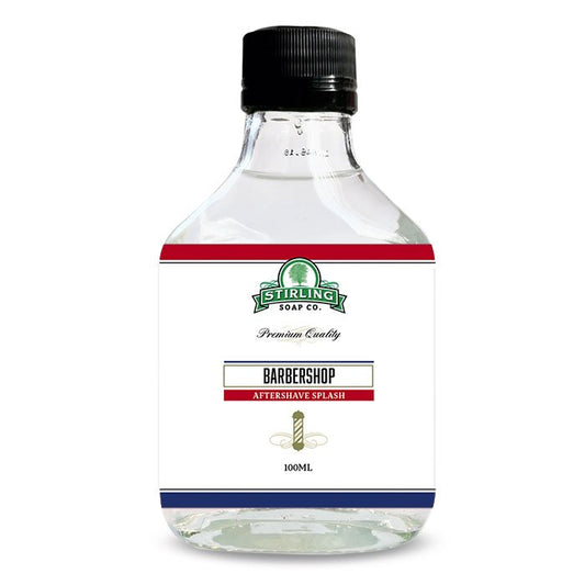 Stirling Barbershop Aftershave Splash: Classic Scent, Soothing Formula for Men