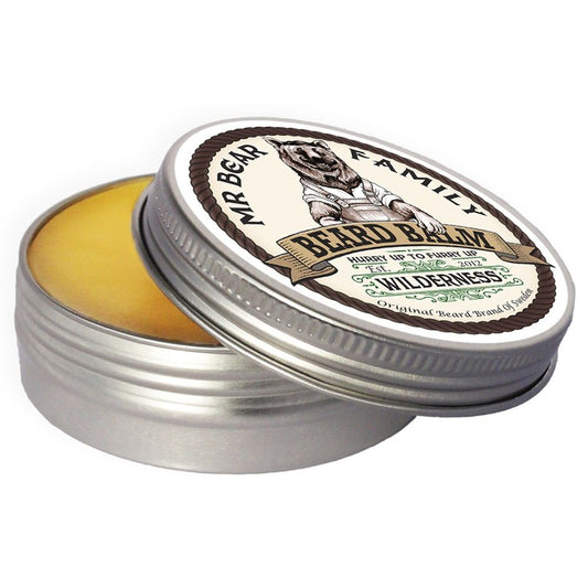 Mr Bear Family Wilderness Beard Balm: Natural Softening, Conditioning, Styling & Itch Relief