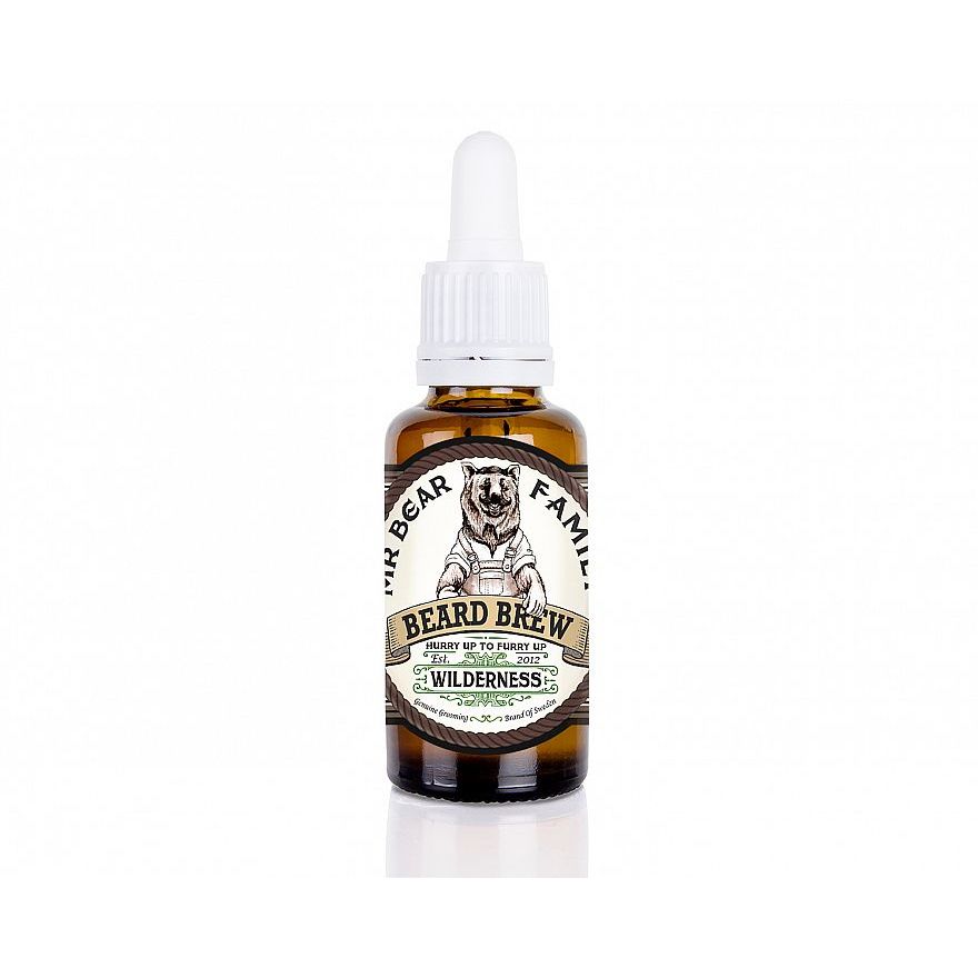 Mr Bear Family Wilderness Beard Brew: Premium Natural Hydrating Oil for Soft, Healthy Growth