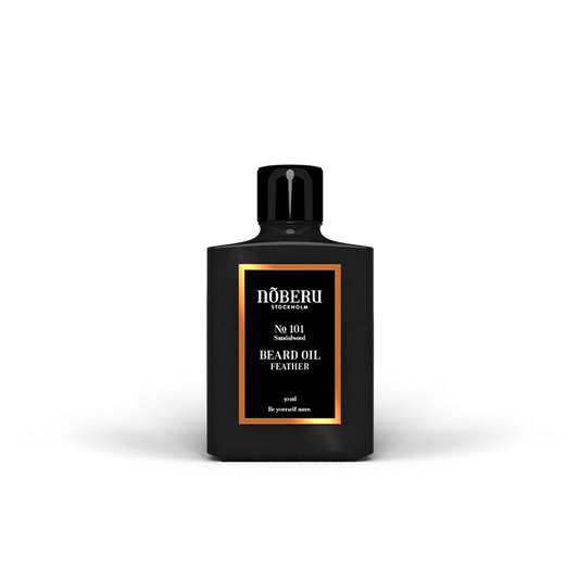 Lightweight Quick-Absorbing Sandalwood Feather Beard Oil for Men's Grooming