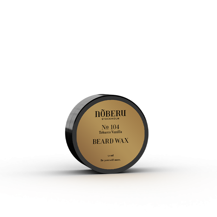 Noberu Stockholm Tobacco Vanilla Beard Wax: Creamy, Matte Finish, Strong Hold, Moisturizing