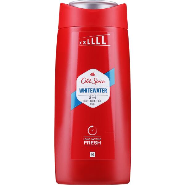 Old Spice Whitewater 3-in-1 Men's Body Wash, Shampoo, Face Cleanser, 33.8 fl oz