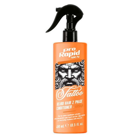 ProRapid Men Tattoo Tvåfas Skägg- & Hårbalsam med Arganolja 400 ml