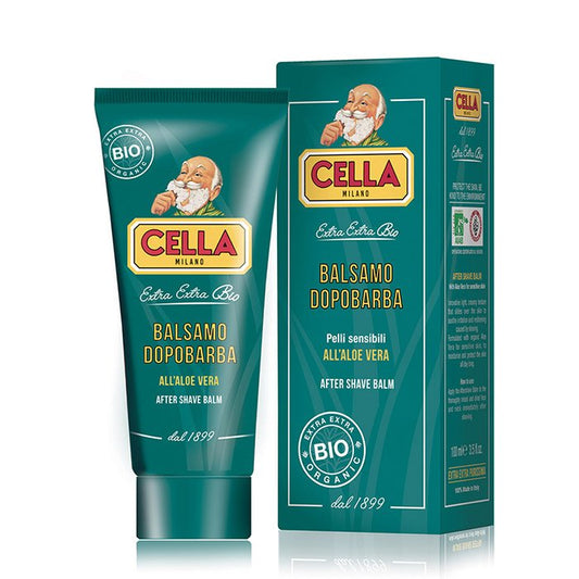 Cella Milano Organic Aloe Vera Aftershave Balm: Soothing, Hydrating Post-Shave
