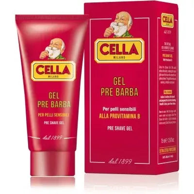 Cella Milano Classic Pre-Shave Gel 75ml for Smooth, Irritation-Free Shaving