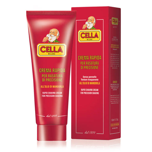 Cella Milano Rapid Shave Cream Gel 5 fl oz for Effortless Precision