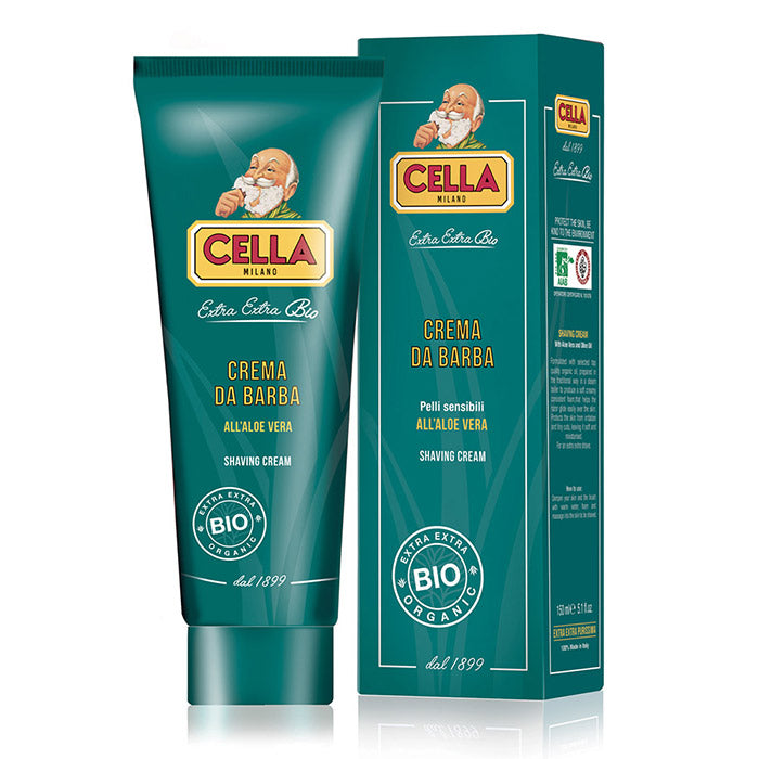 Cella Milano Hydrating Aloe Vera Shaving Cream 5 oz Smooth Skin