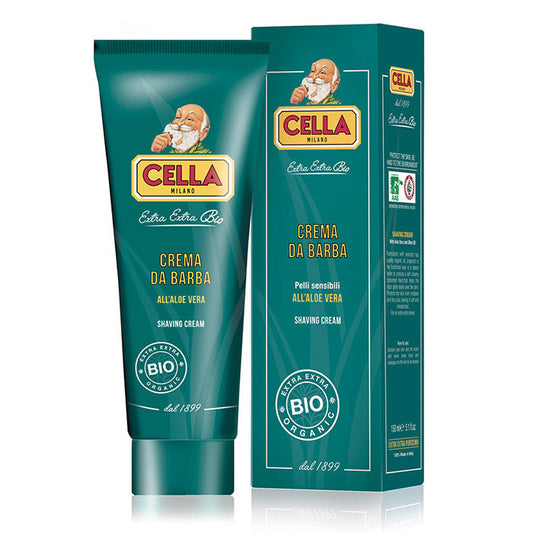 Cella Milano Hydrating Aloe Vera Shaving Cream 5 oz Smooth Skin