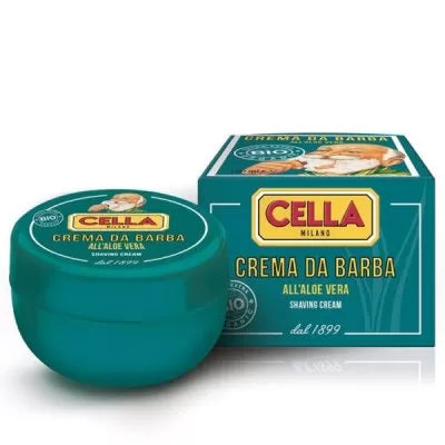 Cella Milano Rich Lather Aloe Vera Shaving Cream Soap Bowl 150ml