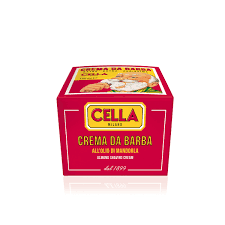 Cella Milano Classic Almond Shaving Cream Soap Bowl - Rich, Moisturizing Lather