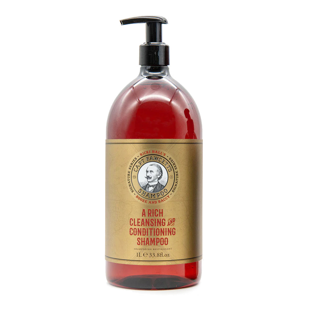 Captain Fawcett Ricki Hall's Booze & Baccy 33.8 fl oz Conditioning Shampoo