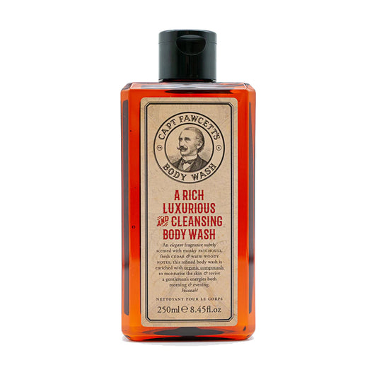 Captain Fawcett Expedition Reserve Invigorating Body Wash, Exotic Patchouli & Cedarwood, 8.45oz