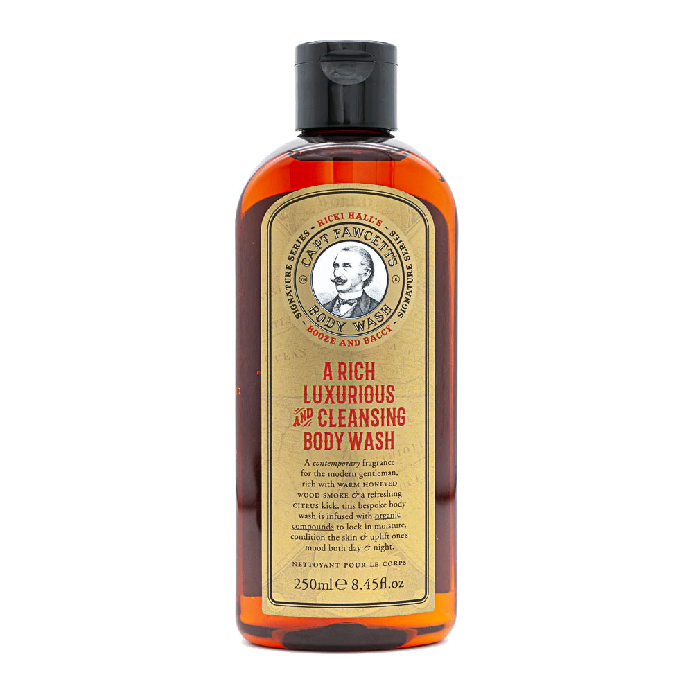 Captain Fawcett Ricki Hall Booze & Baccy Luxurious Body Wash 250ml