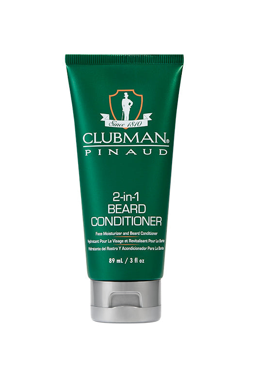Clubman 2-in-1 Beard Conditioner & Moisturizer for Soft, Manageable Beards