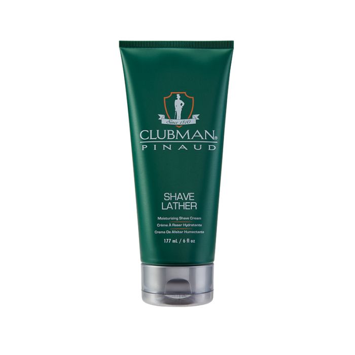 Clubman Classic Moisturizing Shave Lather Tube for Smooth, Hydrated Skin
