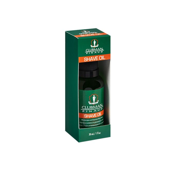 Clubman Pinaud Premium Shave Oil for Men: Hydrating, Smooth Glide, Prevents Razor Burn.