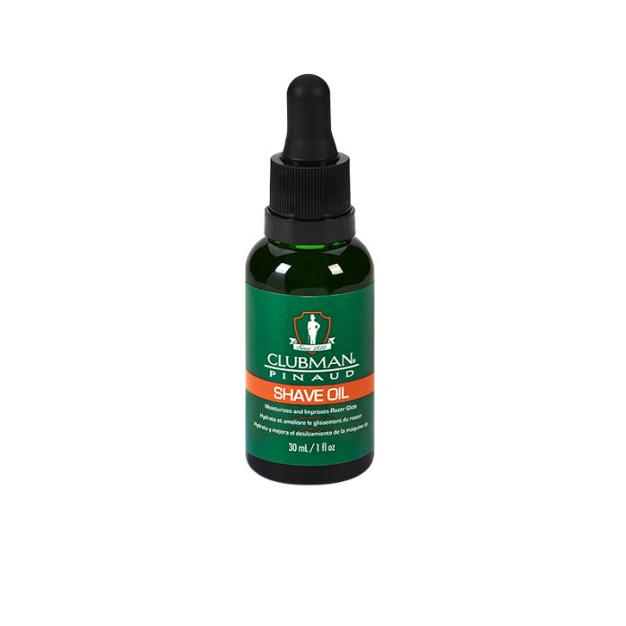 Clubman Pinaud Premium Shave Oil for Men: Hydrating, Smooth Glide, Prevents Razor Burn.