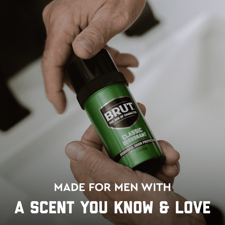 Brut Classic Round Stick Deodorant: Powerful Odor Protection for All-Day Freshness