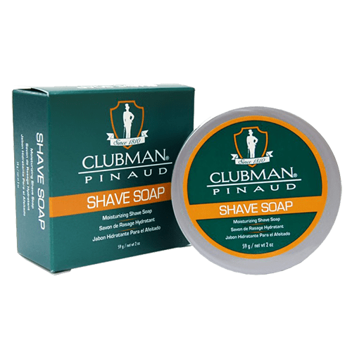 Clubman Pinaud Moisturizing Shave Soap - Rich Creamy Lather for Smooth Shave 2 oz