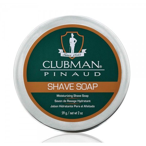 Clubman Pinaud Moisturizing Shave Soap - Rich Creamy Lather for Smooth Shave 2 oz