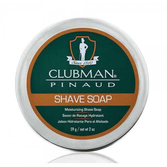Clubman Pinaud Moisturizing Shave Soap - Rich Creamy Lather for Smooth Shave 2 oz
