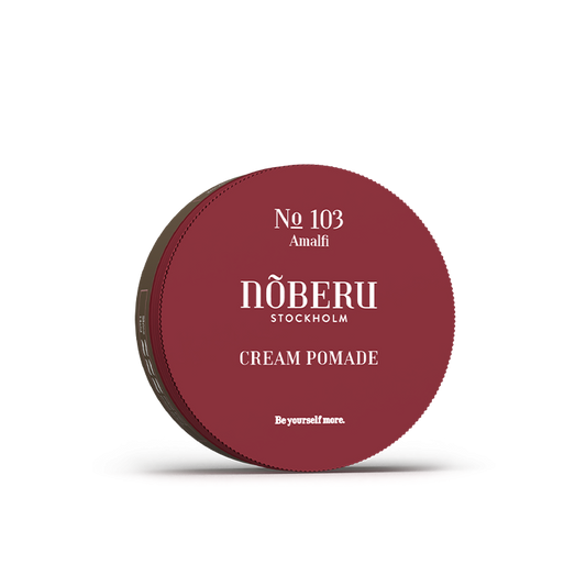 Noberu Amalfi Cream Pomade: Flexible Hold, Natural Shine Hair Styling