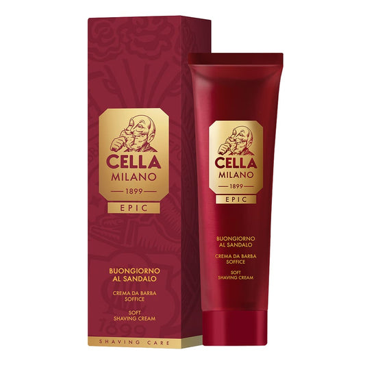 Cella Milano Epic shaving cream Buongiorno al Sandalo 100ml